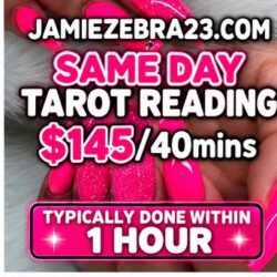 $145/40mins same day emergency tarot reading