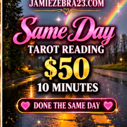 10 min same day tarot reading $50