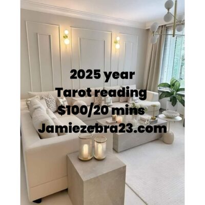 2025 year tarot reading $100/20 mins