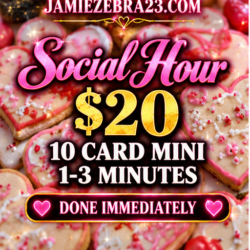 Social hr only $20,10 card mini 1-3 mins