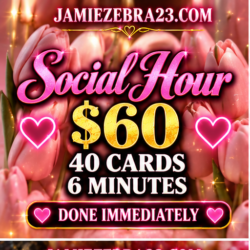 Social hour $60/40 cards 6 mins